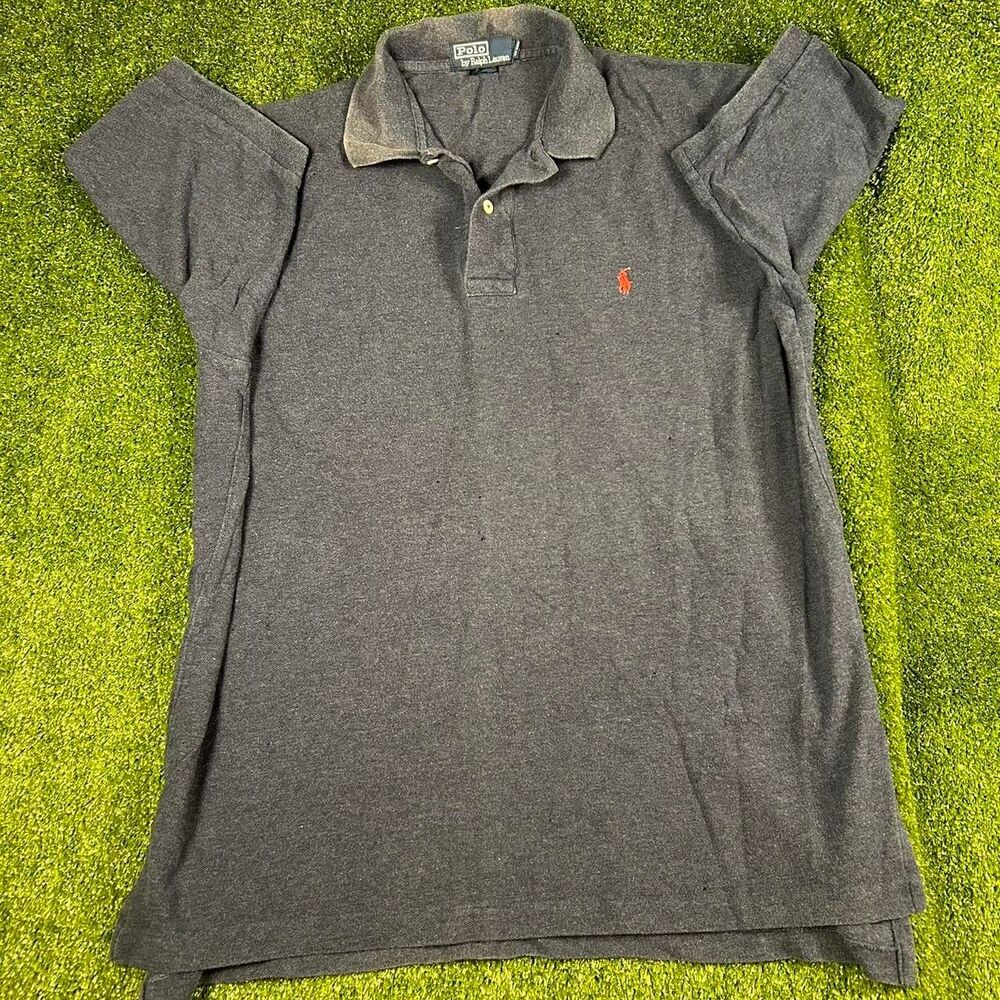 Polo-ralph-lauren Men's Navy and Grey Polo-shirts